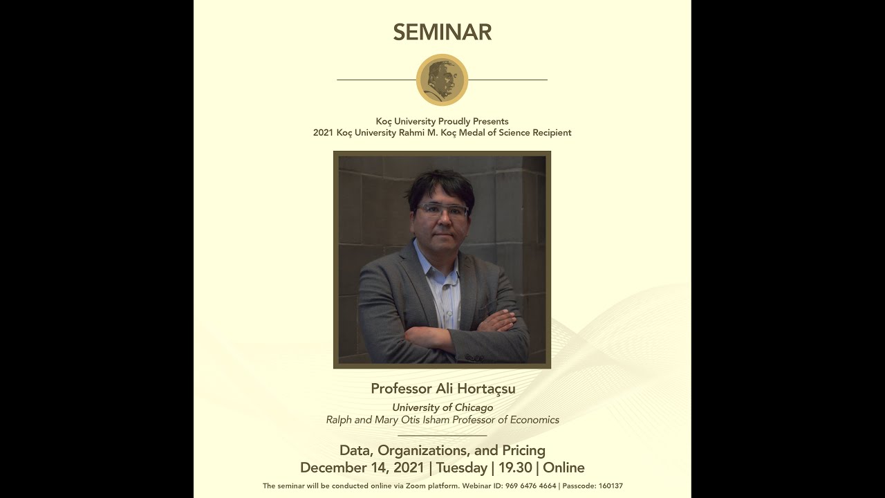 Professor Ali Hortaçsu - Seminar 