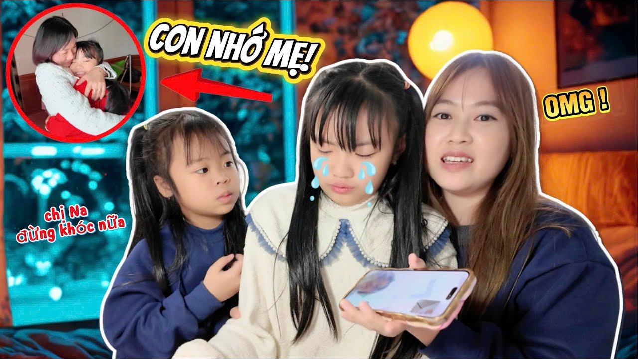 Na Đang Học Bài Bỗng Khóc Thút Thít Nhớ Mẹ, Mint Vy Vội Vã An Ủi Chị – Khoảnh Khắc Ai Cũng Mềm Lòng