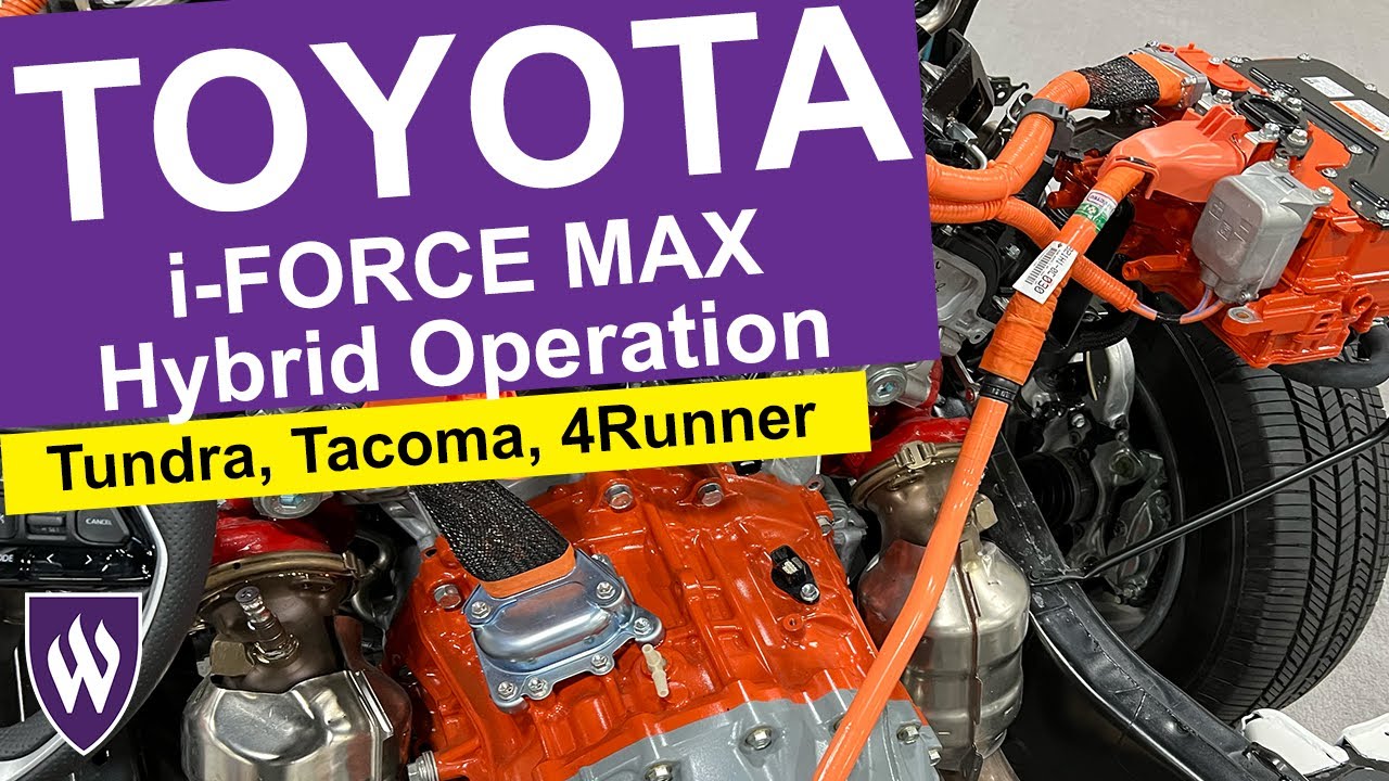 Гибридная система Toyota i-FORCE MAX с одним двигателем