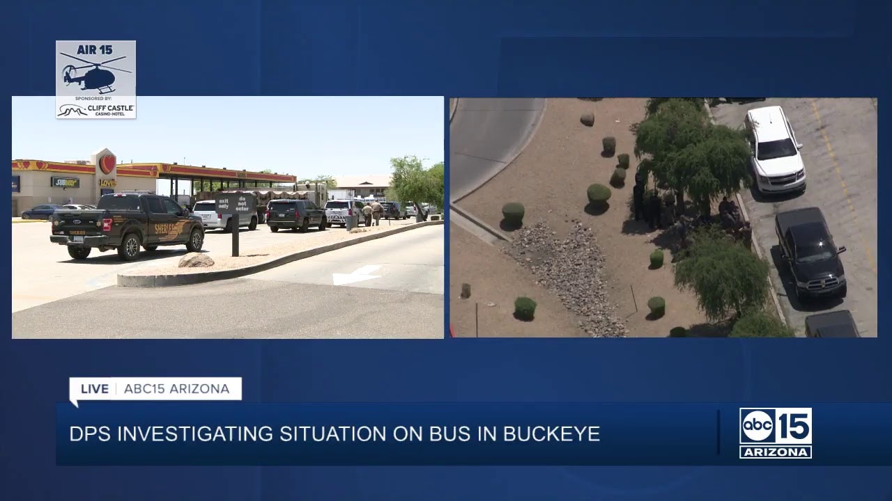 NOW: DPS situation involving shuttle bus in Buckeye, Arizona