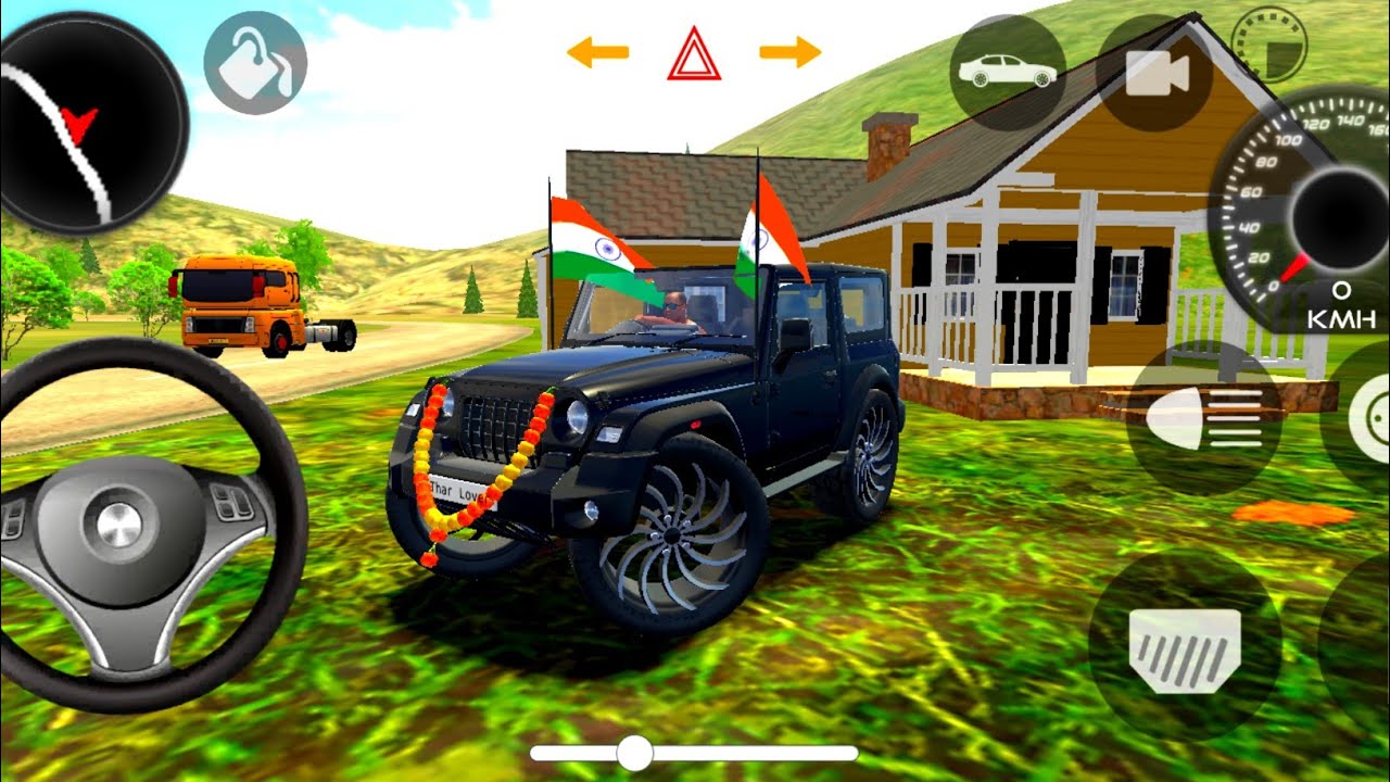 Black Monster Thar 🖤🔥 | Indian Car Simulator Android | Full Gameplay & Driving Mode 