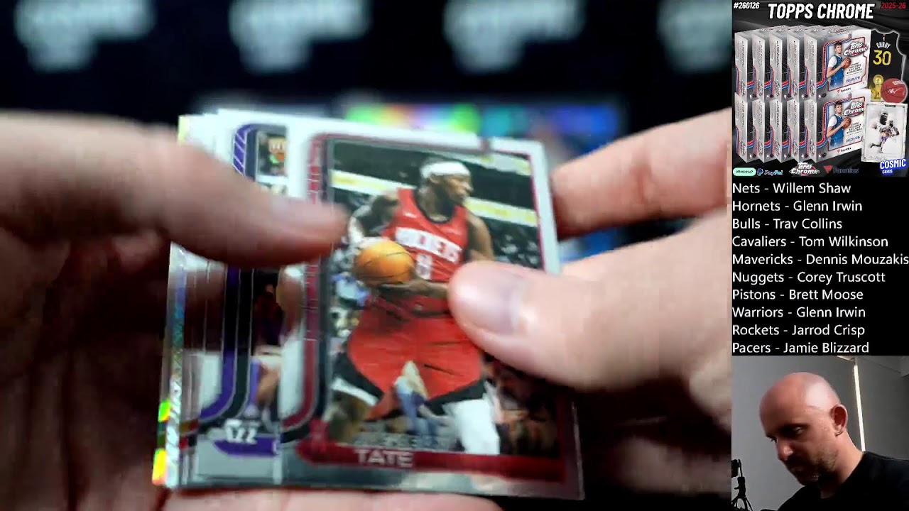 BREAK #260126 2025-26 TOPPS CHROME BASKETBALL FANATICS MEGA HALF-CASE (10 BOXES)
