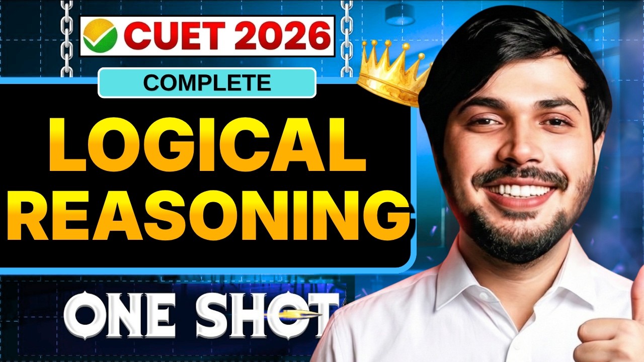 CUET 2026 Logical Reasoning ONESHOT with MCQs😍 CUET General Aptitude Test 2026🔥 #cuet2026