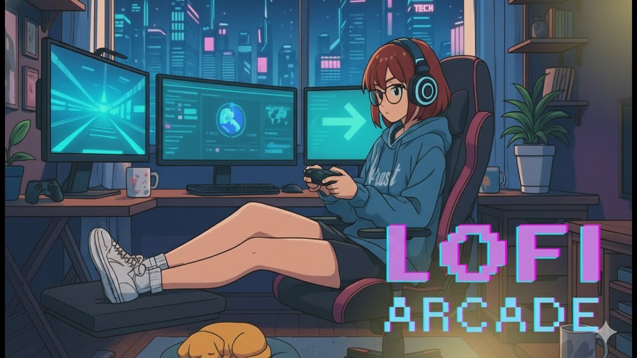 2 Hour Lofi Mix for Coding & Late Night Gaming 🎧 Deep Focus Cyberpunk Beats to Study and Work
