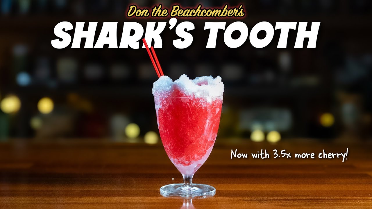 The Tiki Drink that Bites Back! The Shark's Tooth
