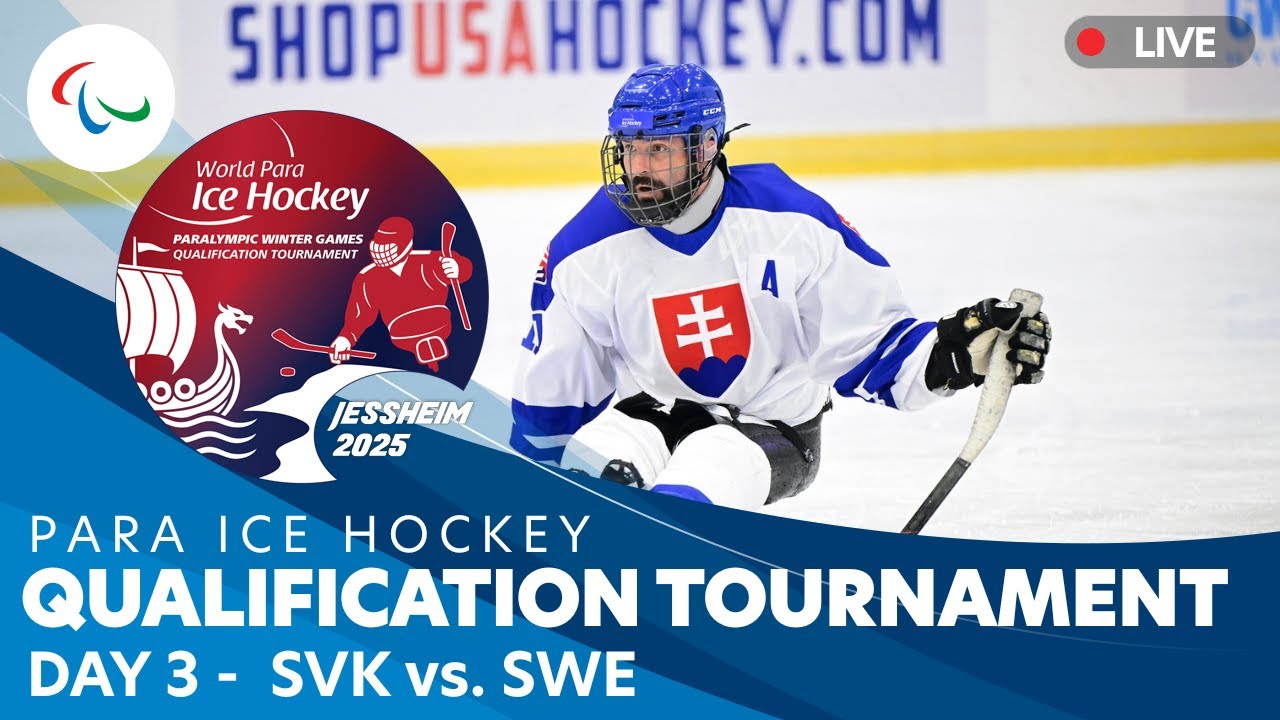 Para Ice Hockey | Slovakia vs Sweden | Day 3 | Qualification Tournament | Jessheim 2025
