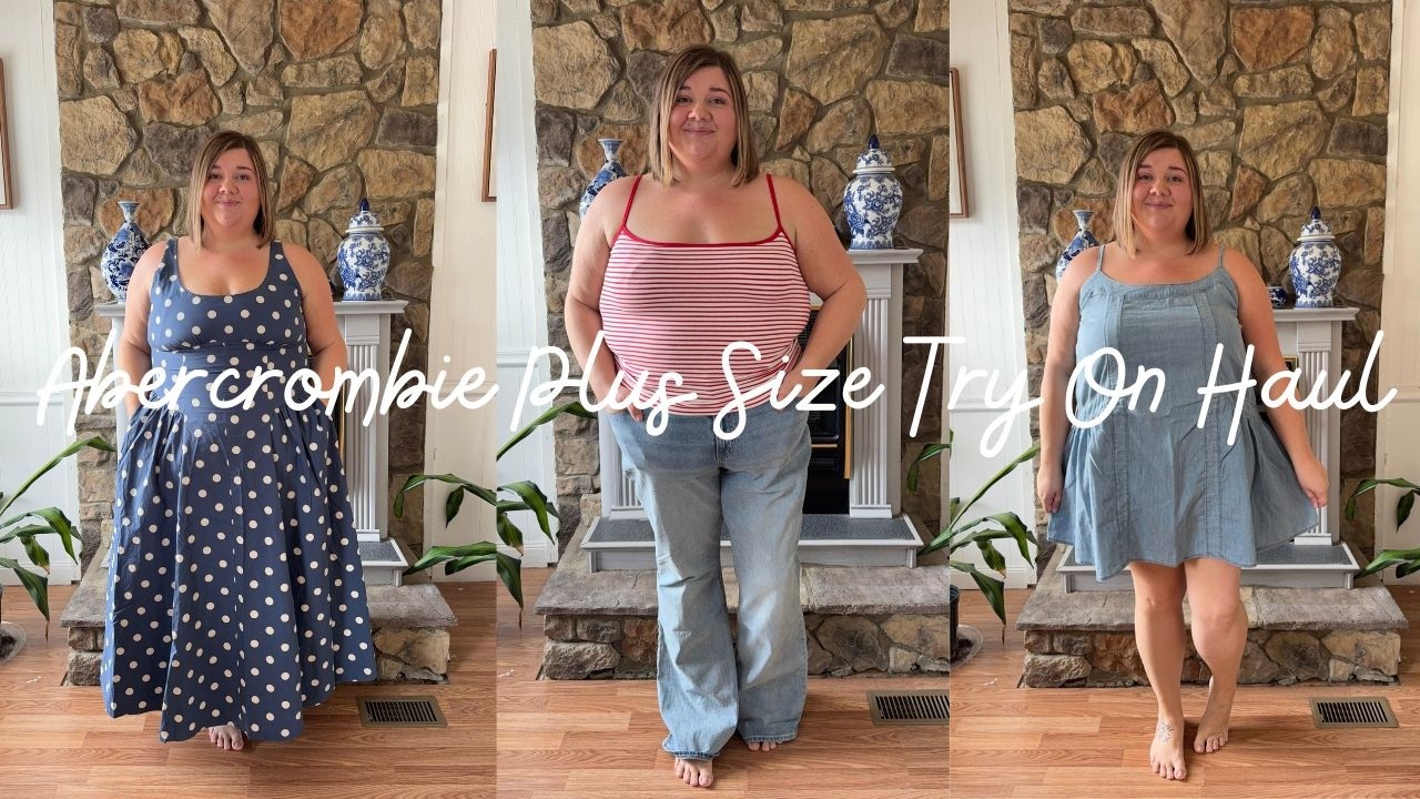 Will It Plus Size? | Abercrombie + Fitch Plus Size Try On Haul 🌸
