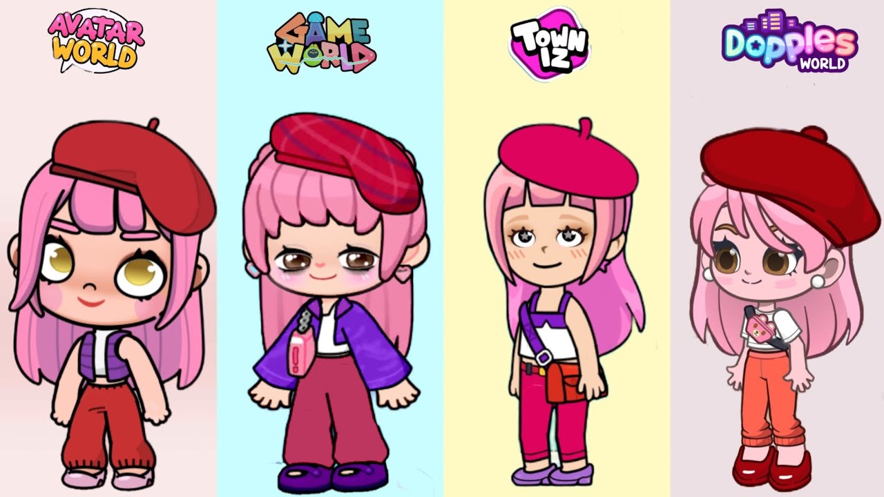 ❤️Crepe  Suzette Inspired Look In 4 Gameplay #pazu #avatarworld #gameworld #dopples 