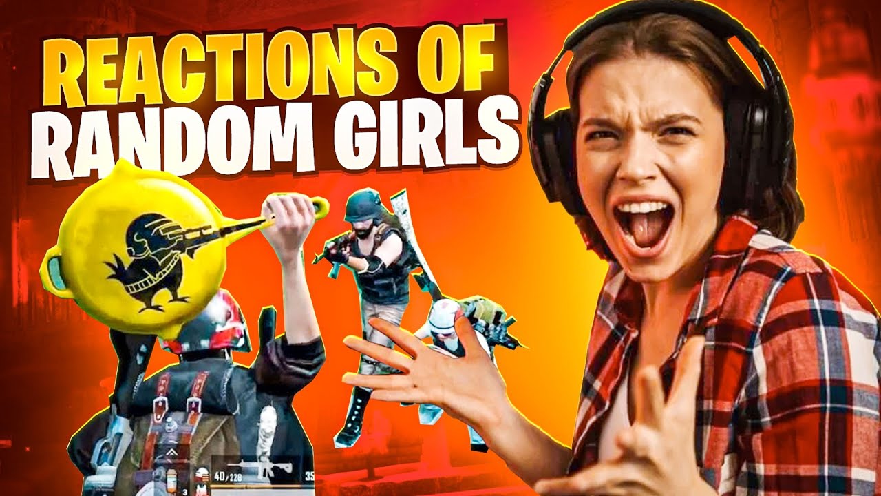 Reaction Of Random Girls ♥️Join Squad Of Girls Like A Pro Bot😡