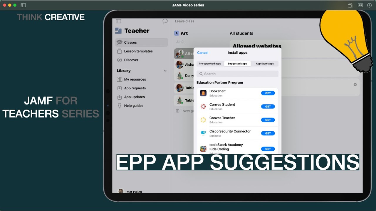 Finding great Education apps directly in Jamf Teacher