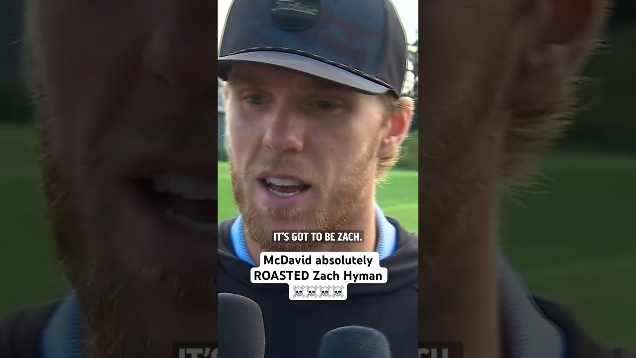 Connor McDavid absolutely ROASTS Zach Hyman ☠️🫢