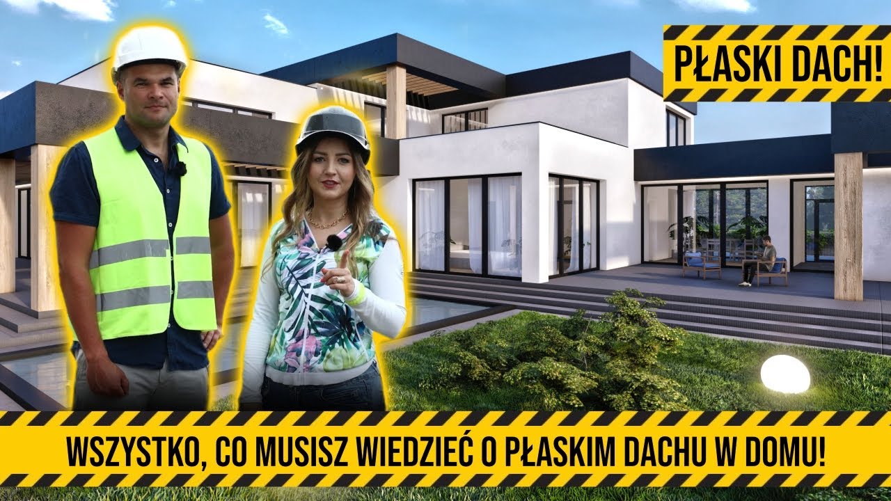 Płaski Dach. Co jest lepsze tańsze szybsze i jak odwadniać? Wykonawca odpowiada. #budowadomu #dachy