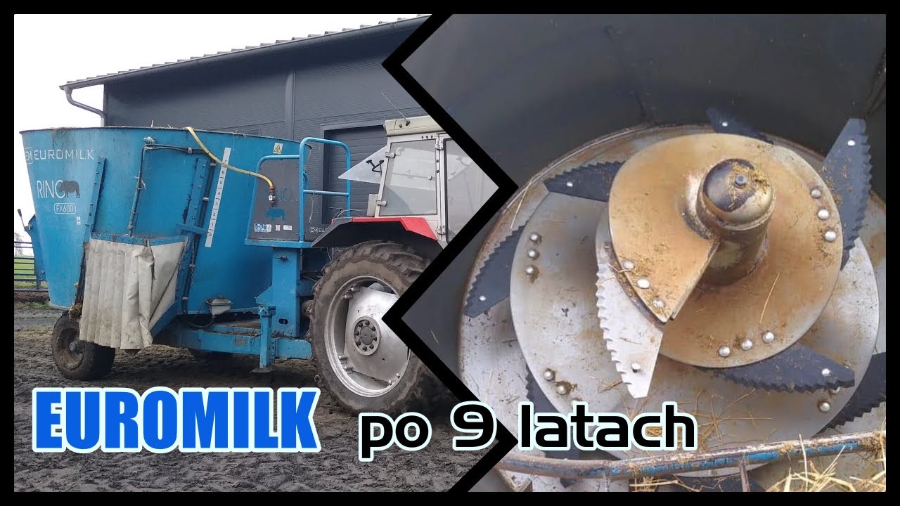 Wóz Paszowy EuroMilk RINO 8m3-Moja Opinia po 9 latach użytkowania.