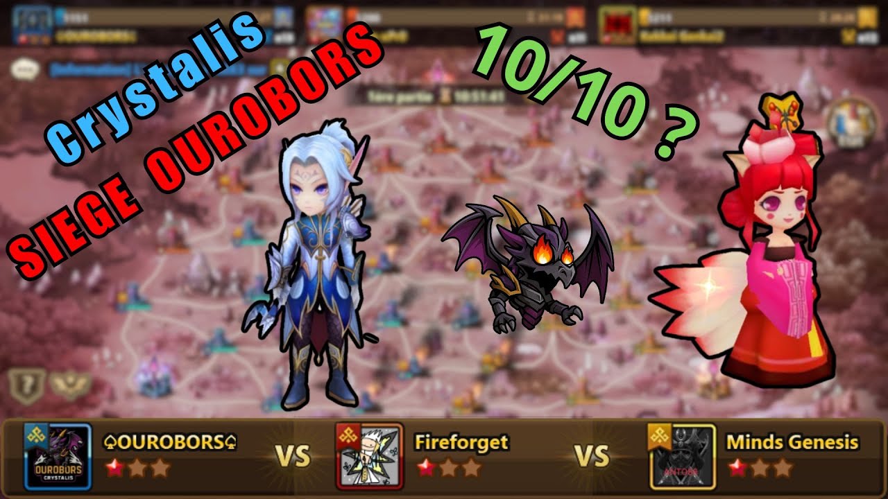 Chiwa et Eluin mis à l'honneur ! SIEGE OUROBORS Fireforget Minds Genesis