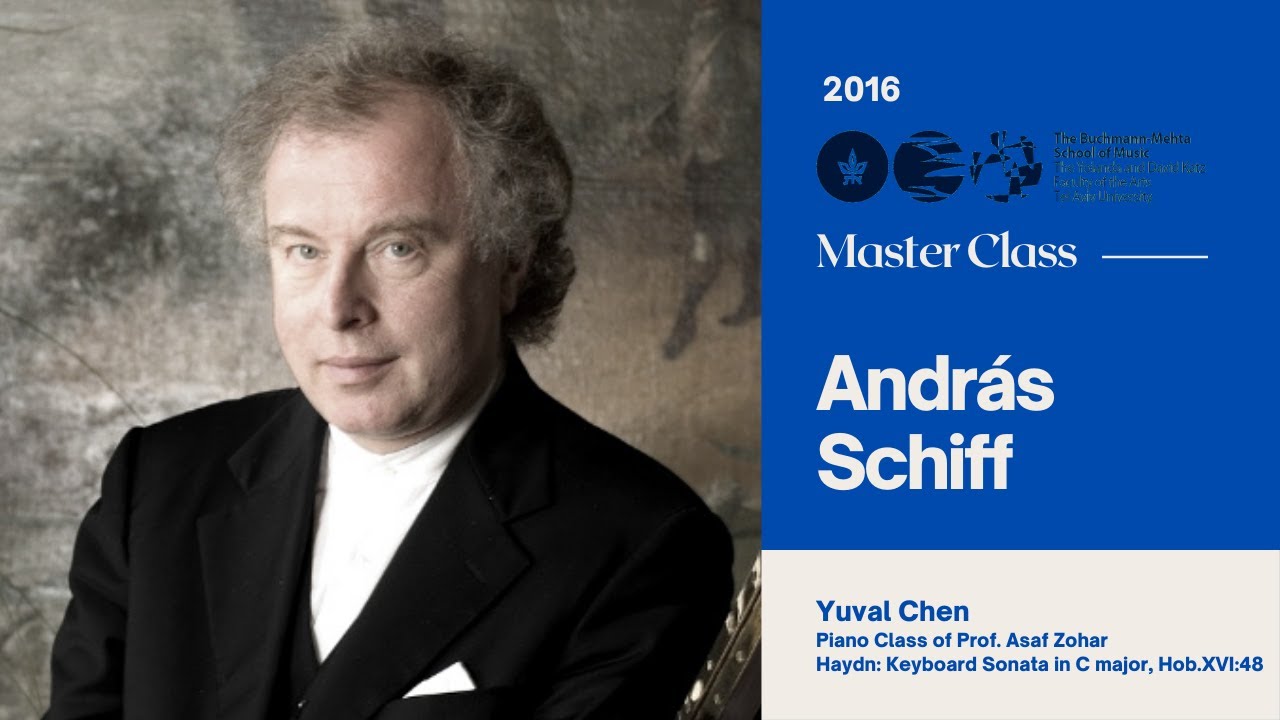 Sir András Schiff Piano Master Class 2016 - Yuval Chen