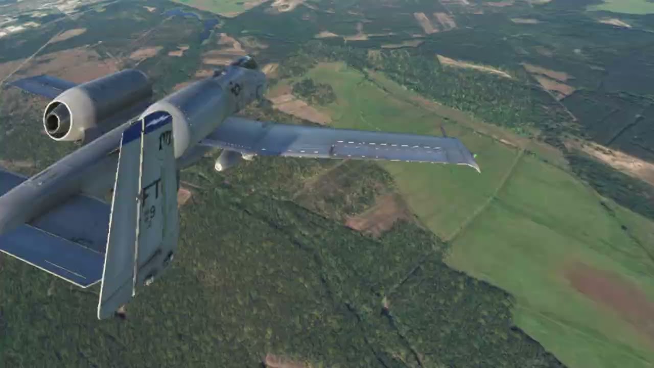A-10 Warthog Airbase LZMC ( VR test 3 MSFS 2020)