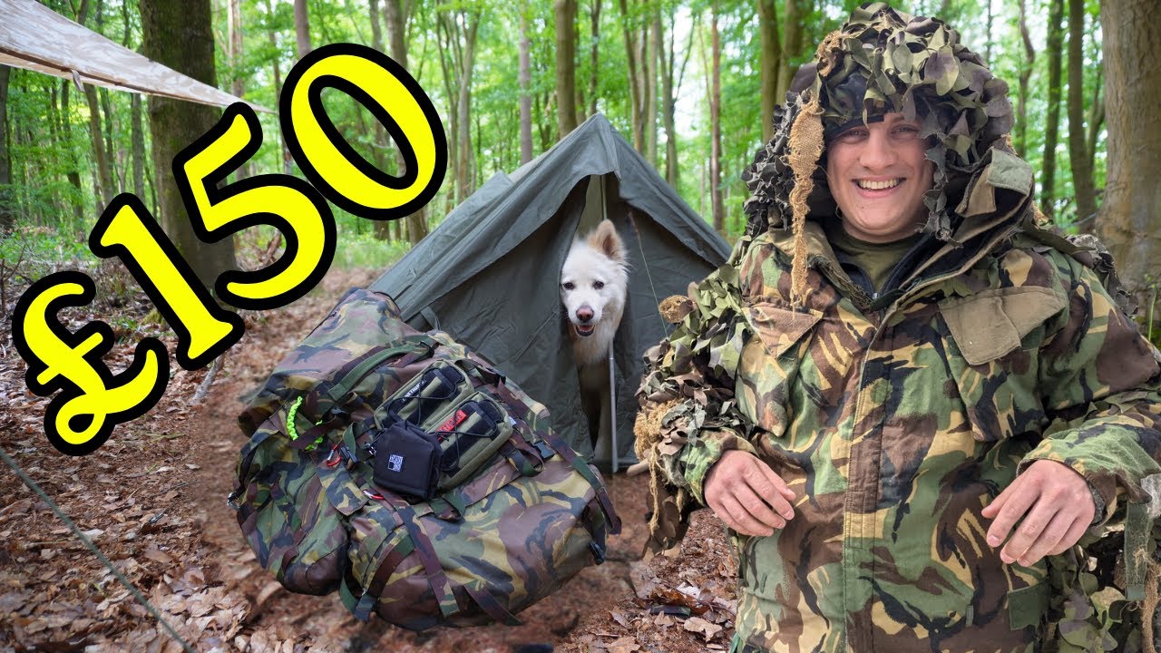 I Camped with Only EX-MILITARY Gear....