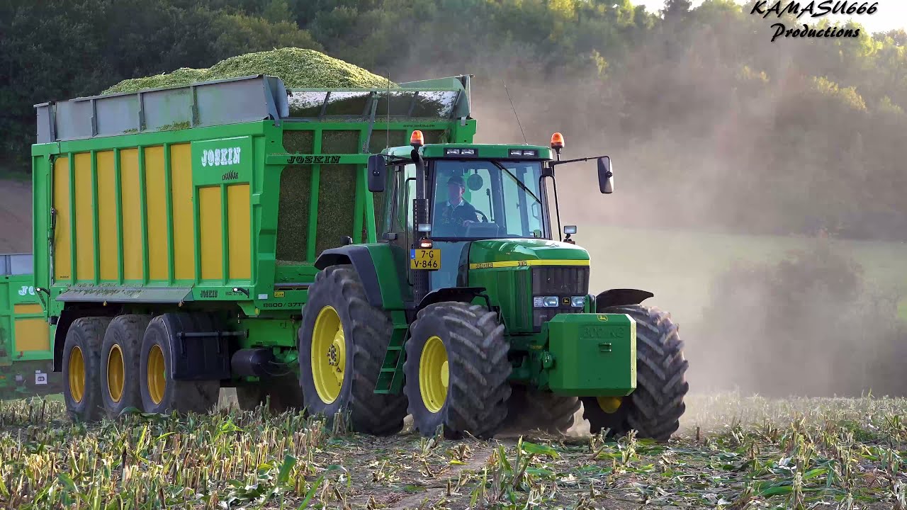 Mais 2019 : J-Reiff.LU / Claas Jaguar 950 / John Deere 7810 / Claas Xerion / Mais ernte / Harvest