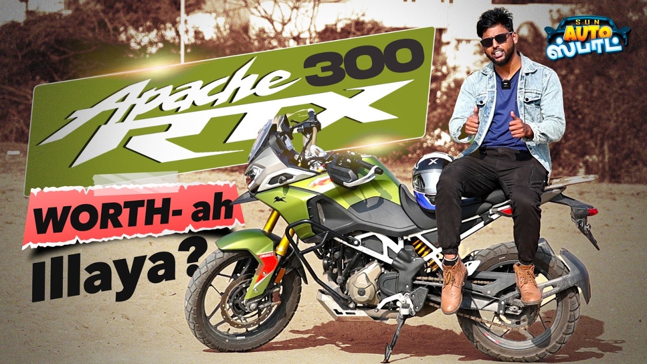 Apache RTX 300 | TVS | Tamil Review | Worth Buying ? | Auto Spot | Sun News