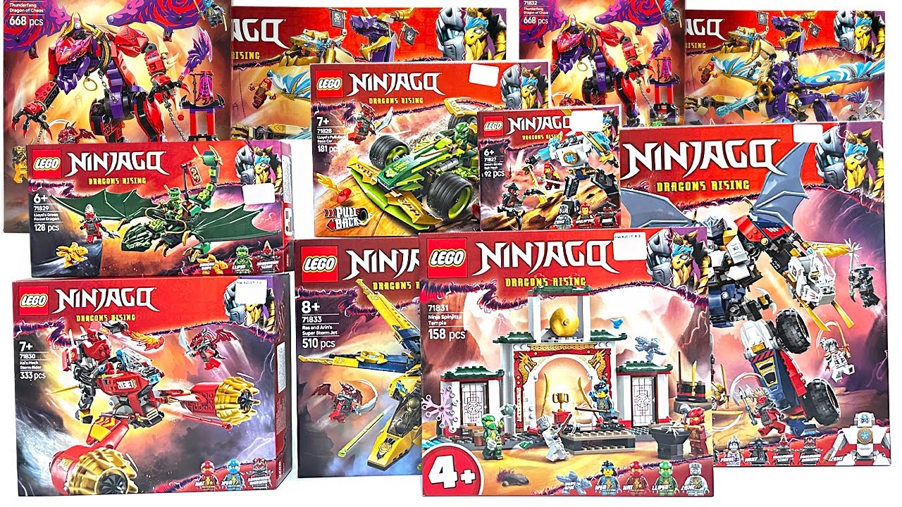 All LEGO Ninjago Rise of the Dragons Sets  2025 Compilation/Collection Speed Build