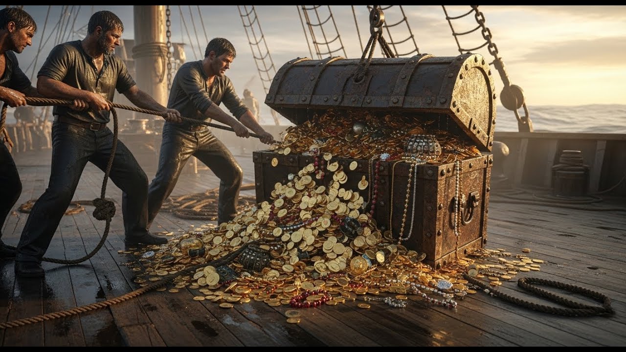 TREASURE HUNT: Discovering a Massive Gold Hoard in an Ancient Shipwreck | Deep Sea Giants