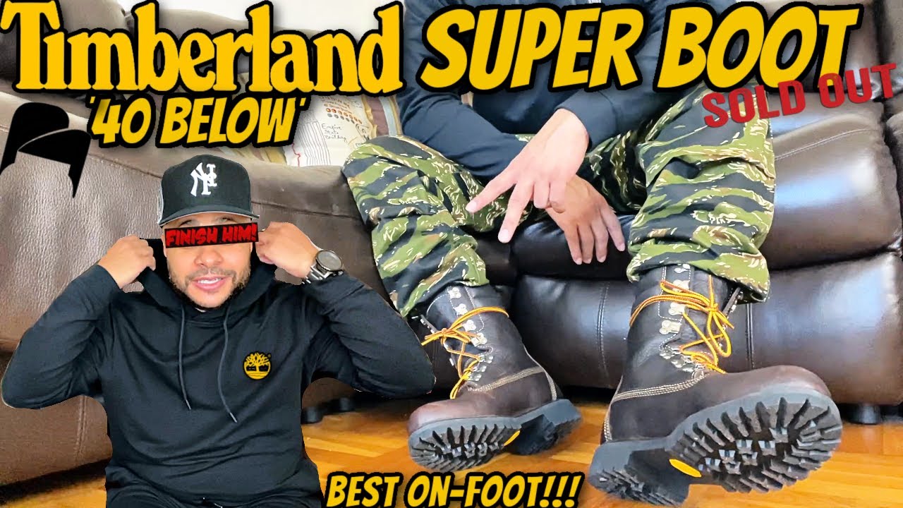 TIMBERLAND 40 BELOW SUPER BOOT SOLD OUT ONLINE FAST! | REVIEW & BEST ON FOOT!!