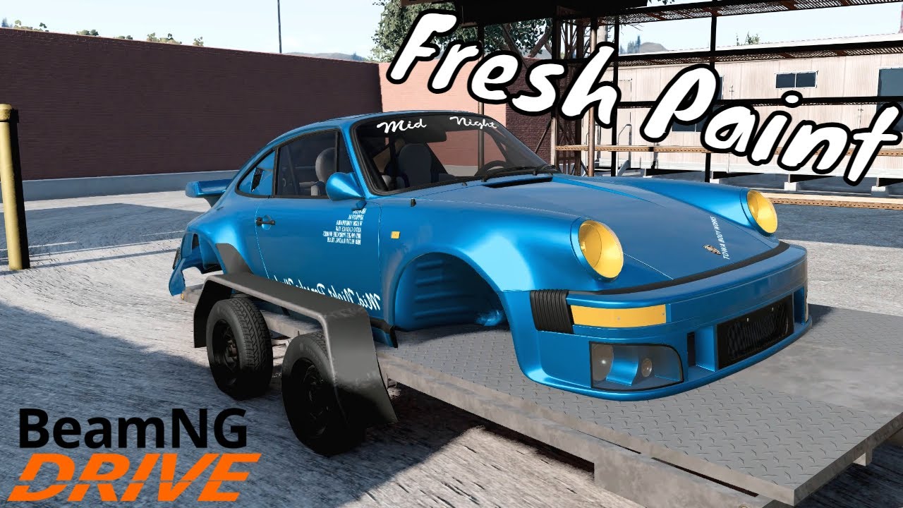 Vintage Porsche 930 Rebuild - Beamng Drive Shop Rp #132 | Back From Paint