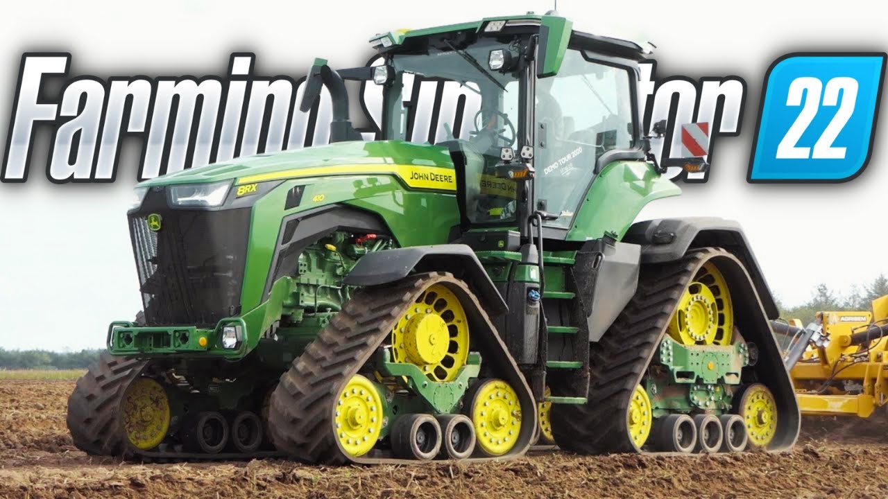 JD 8RX 410 ARANDO A TERRA || S&Iacute;TIO SANTO IN&Aacute;CIO || FARMING SIMULATOR 22
