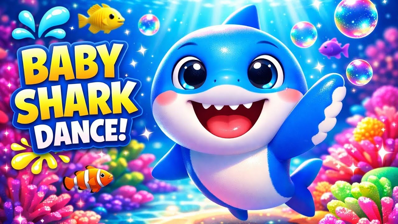 🦈Baby Shark Dance 3D|Fun Nursery Rhyme Song for Kids&Toddlers #cartoon#viral#toddlersongs#kidssongs 