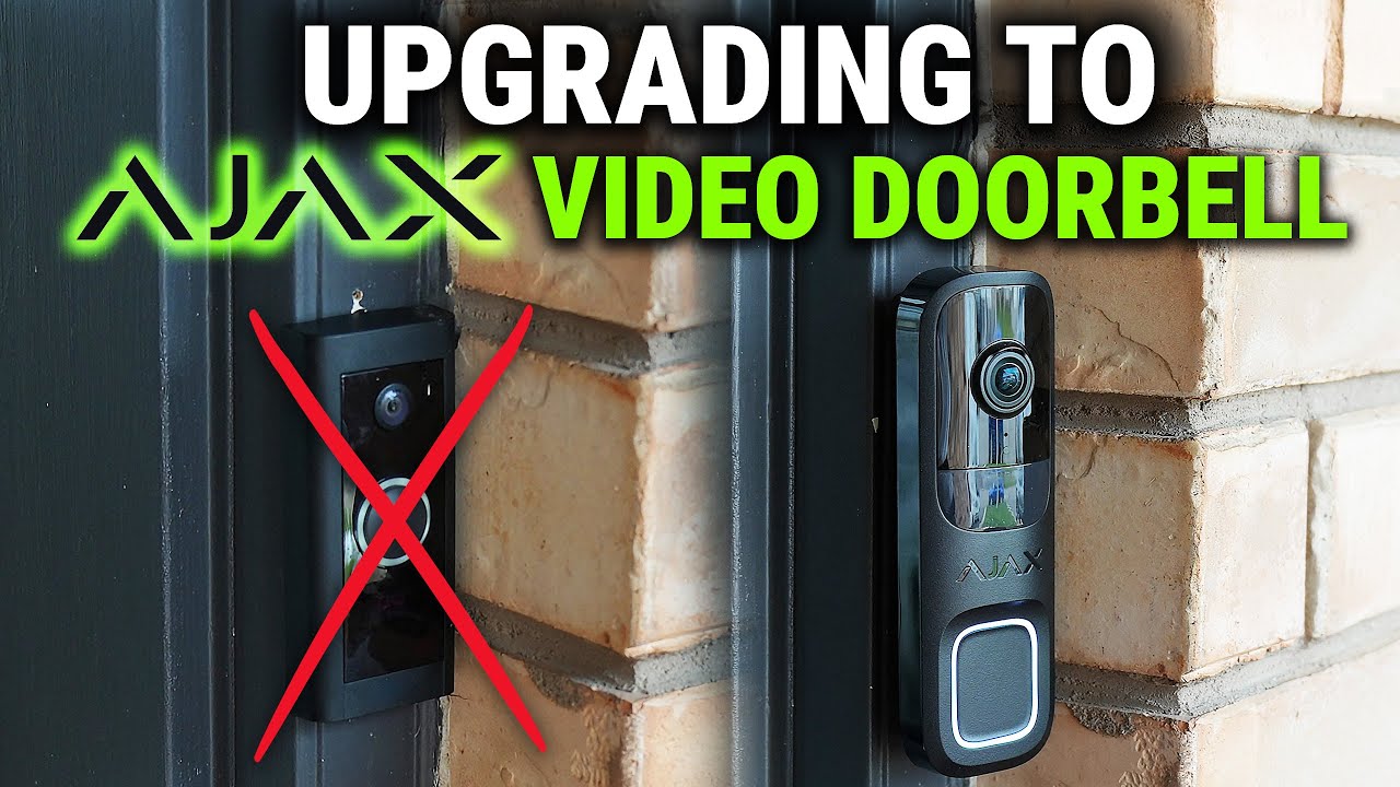 Upgrading a Home Security Doorbell: Full Ajax AI DoorBell Walkthrough & On-Site Demo