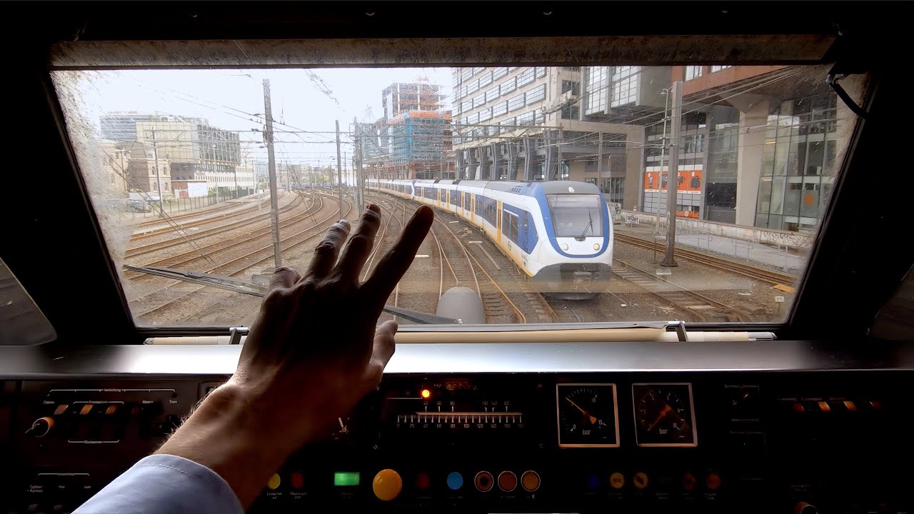 ZO ONTSTAAT VERTRAGING: defecte trein Amsterdam - Almere TRAIN DRIVER'S POV ICM 4sep 2020