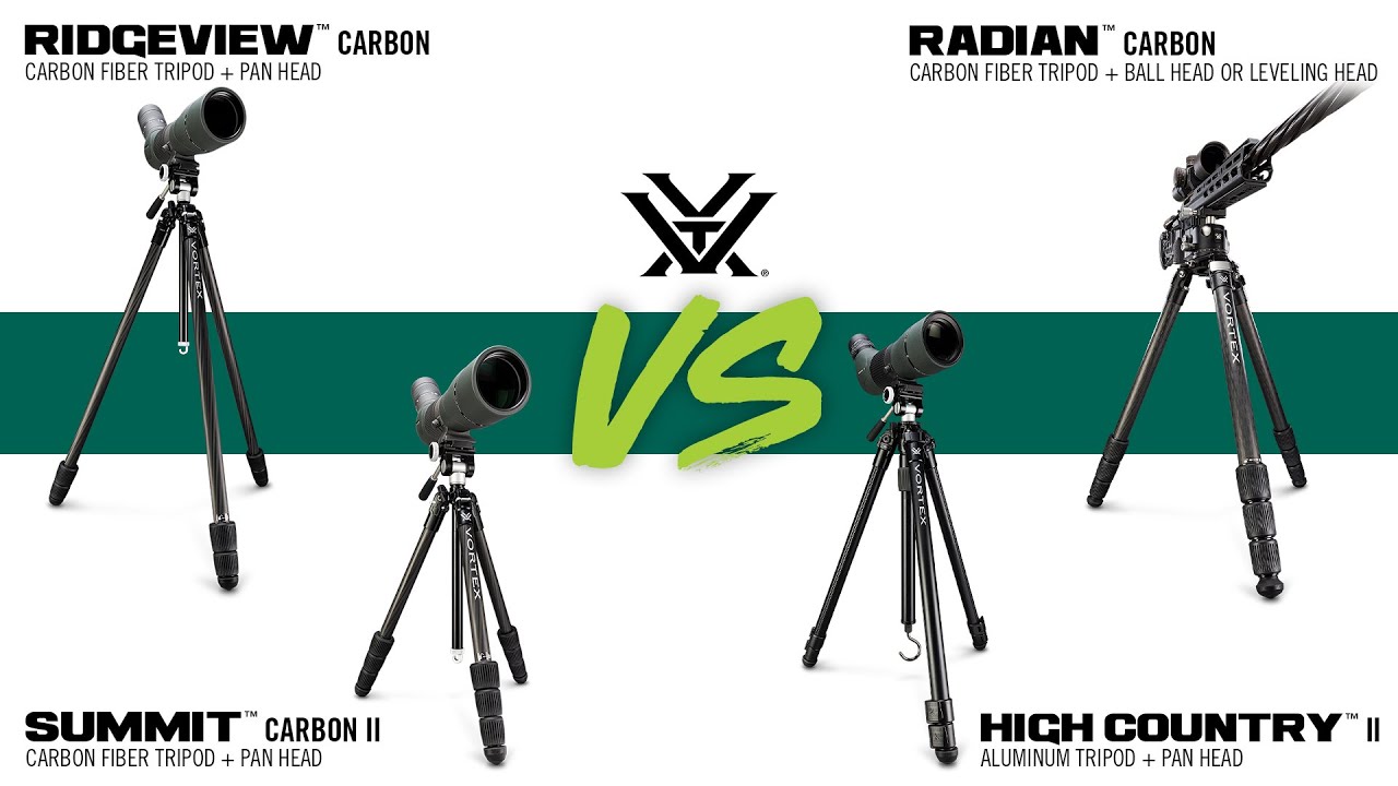 Vortex® Tripod Kits - Which Tripod is Right For You?