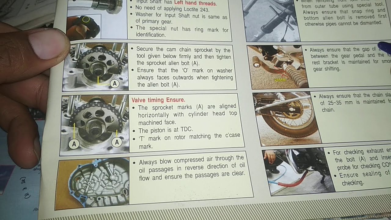BIKE MECHANIC TRAINING PARTS 7 ? BAJAJ PULSAR ENGINE TIMING SETTING