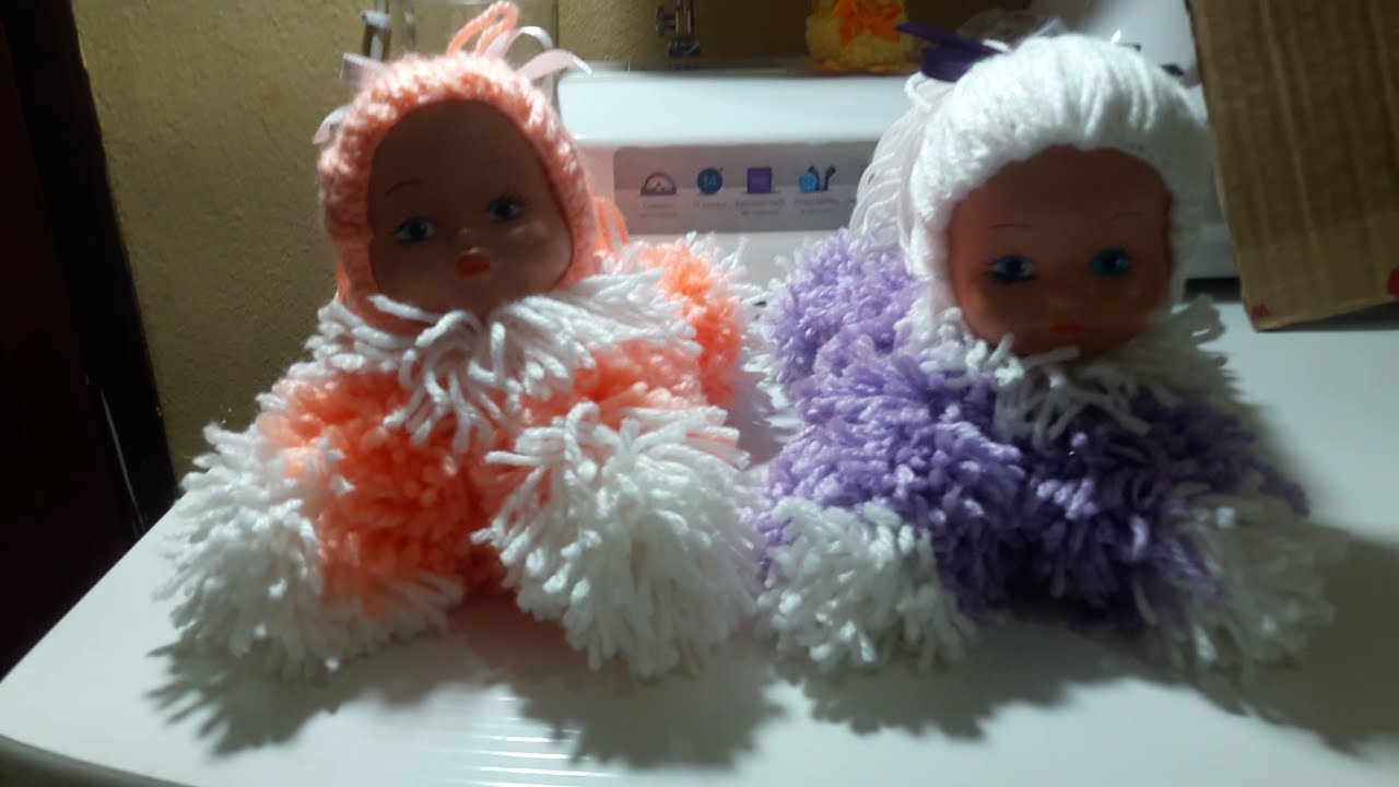 passo a passo como fazer uma boneca de lã