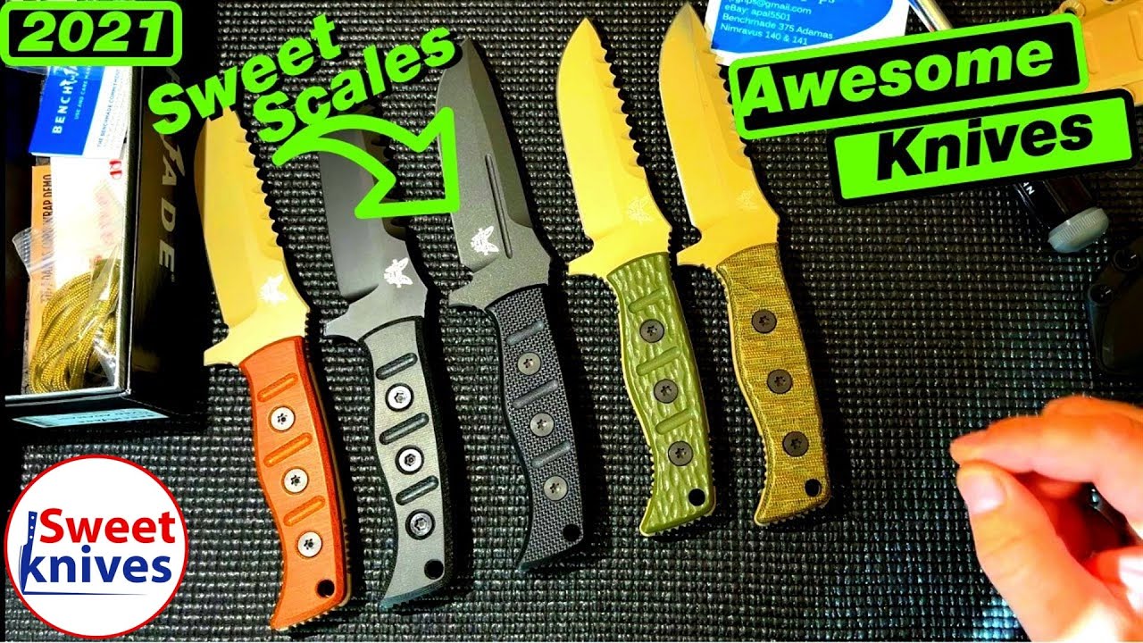 New Benchmade 375-1 Adamas Knife Scales from Tony - Micarta and G10