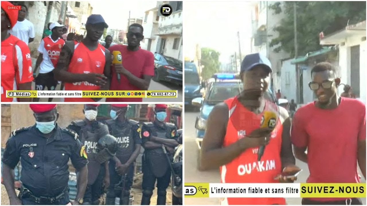 #Direct -Marche Pacifique Us Ouakam 