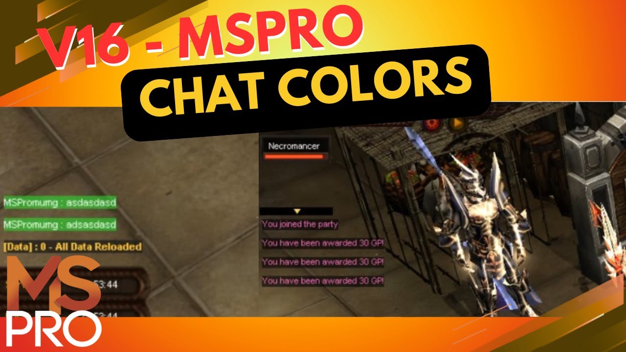 MSPro V16 - Chat Colors