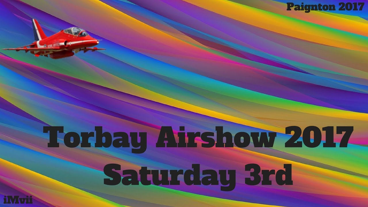 Torbay Airshow 2017 Saturday 3rd Red Arrows, AutoGyro, Gerald Cooper, Typhoon FGR4