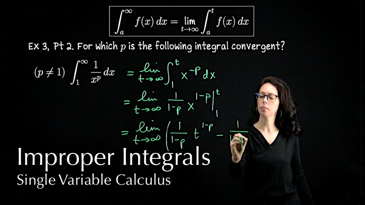 Improper Integrals, Single Variable Calculus