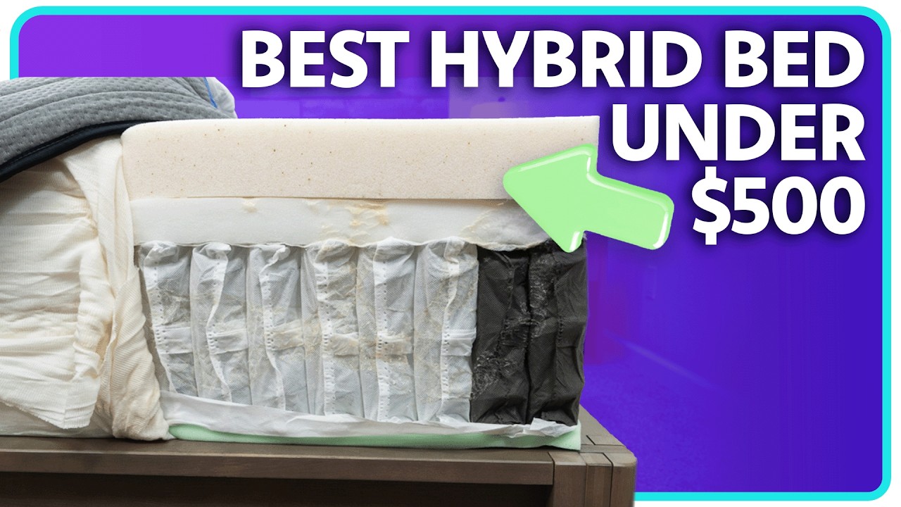 Best Hybrid Mattress Under $500 | Our Top 3 Affordable Picks!