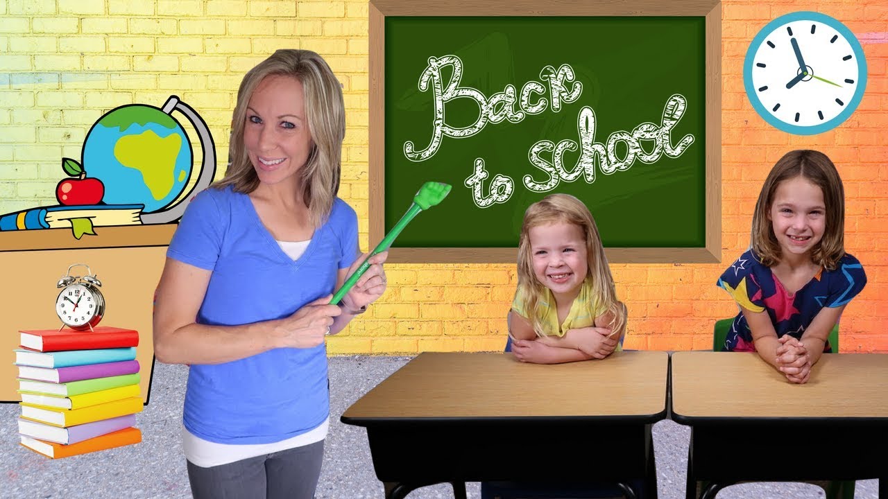 First Day Back to Toy School for Addy and Maya