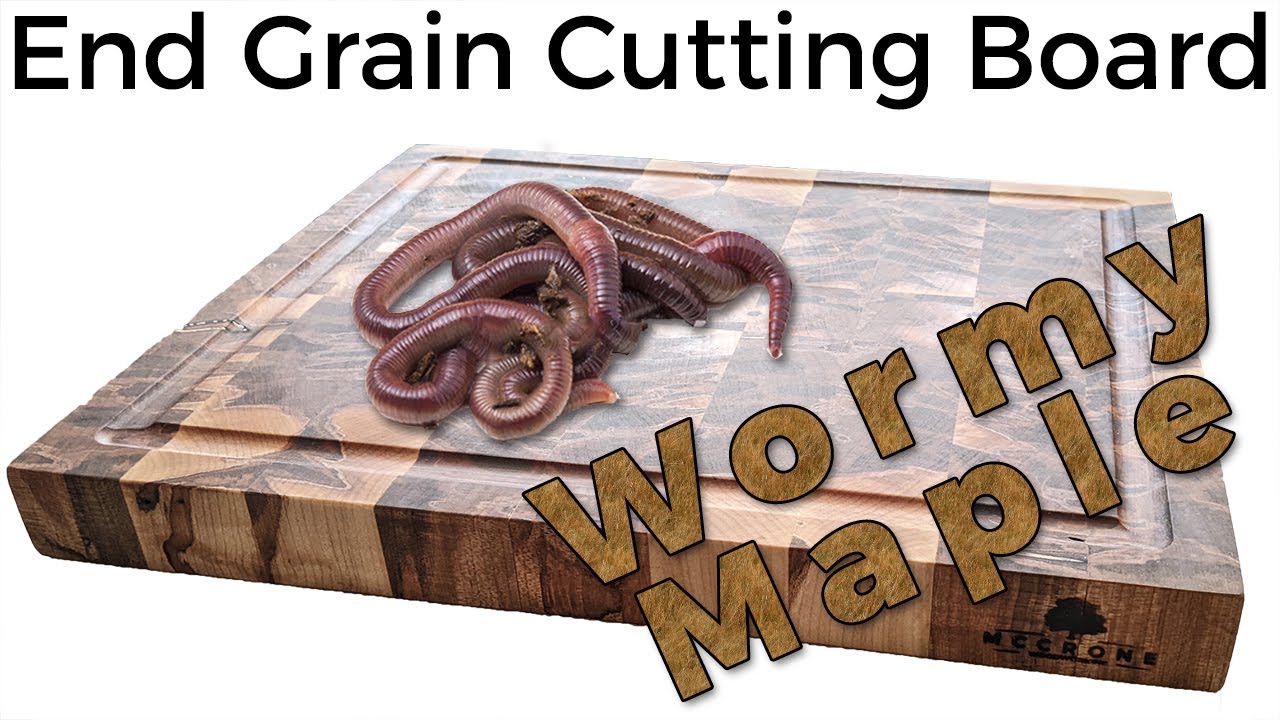 Incredible End Grain on this Wormy Maple Cutting Board
