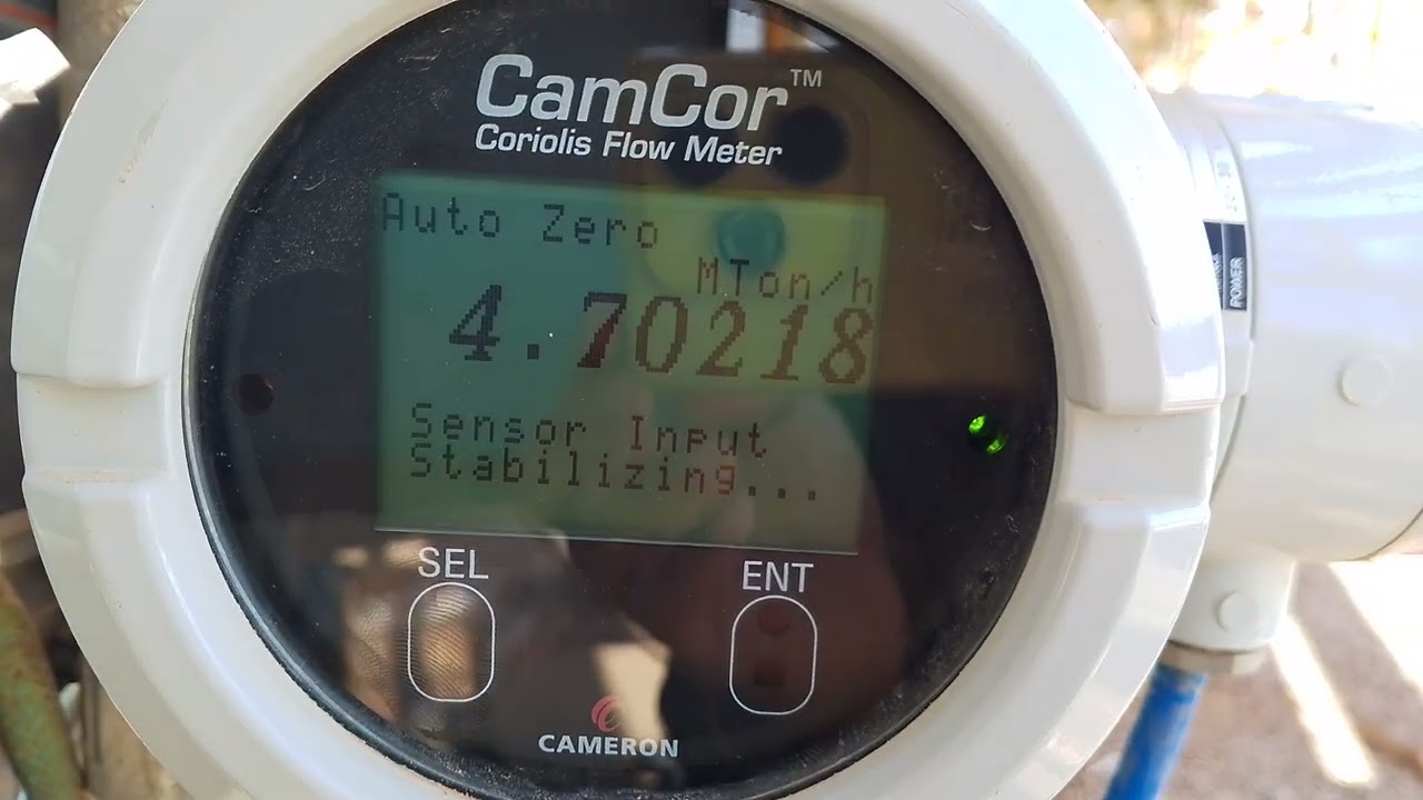 Coriolis Flow Meter Auto Zero Calibration