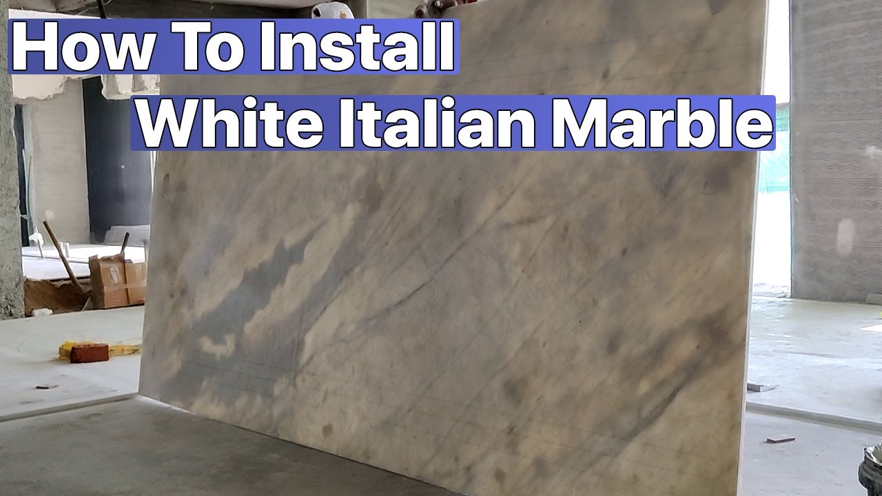 Italian Marble Installation | Process Of Italian Marble Installation At Site | Imran Chhutani