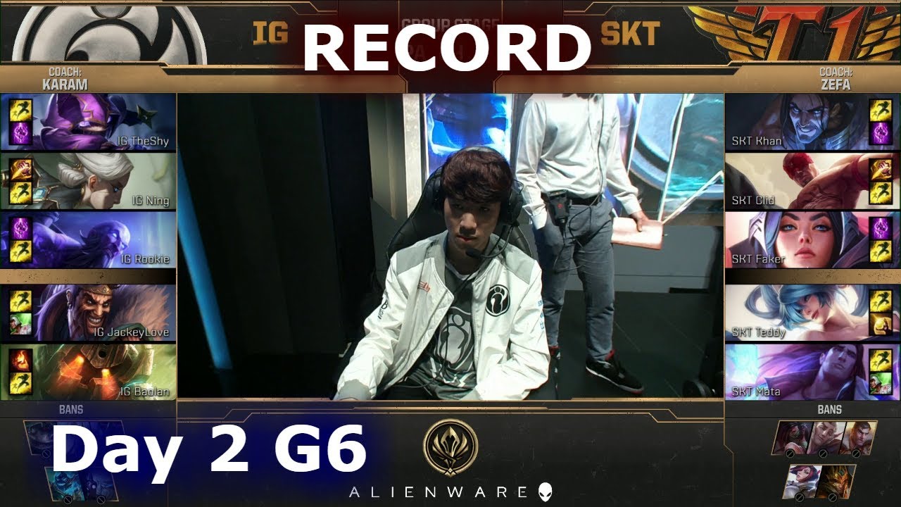Invictus Gaming vs SK Telecom T1 | LoL MSI 2019 Group Stage Day 2 | IG vs SKT