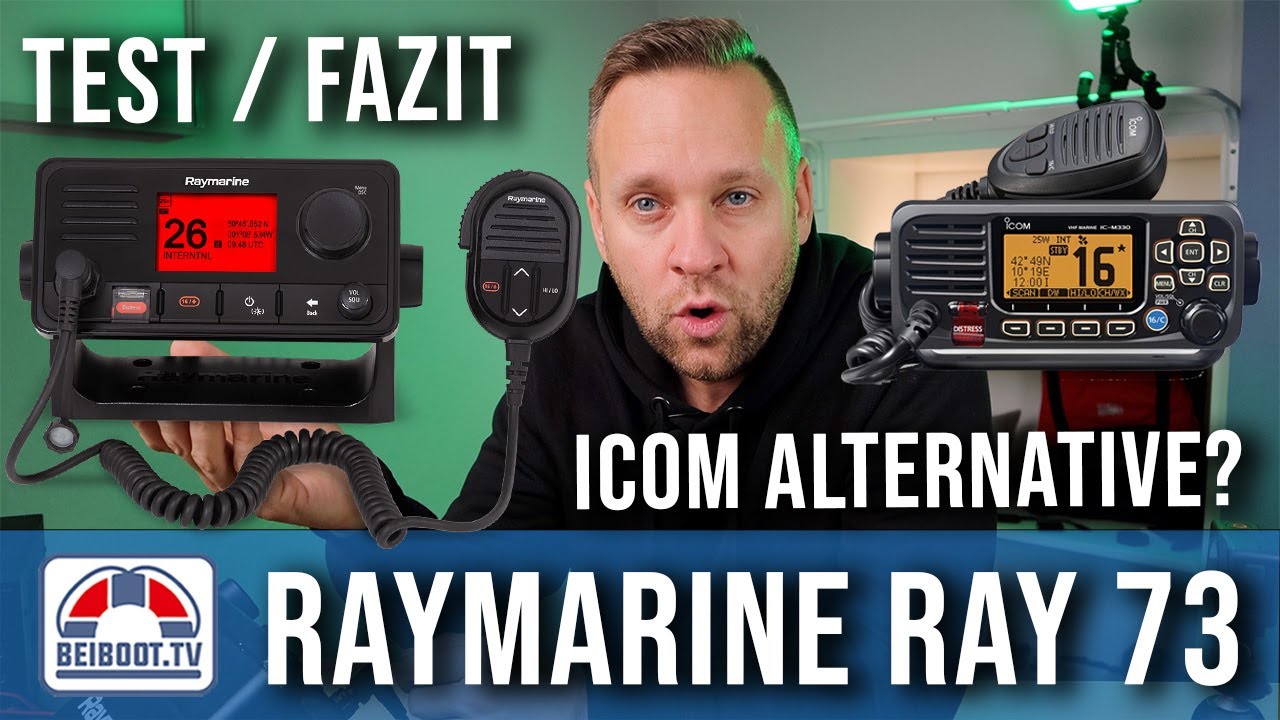 Raymarine Ray73 UKW Seefunkgerät AIS NMEA2000 Axiom Plotter ICOM Boot Netzwerk Seatalk