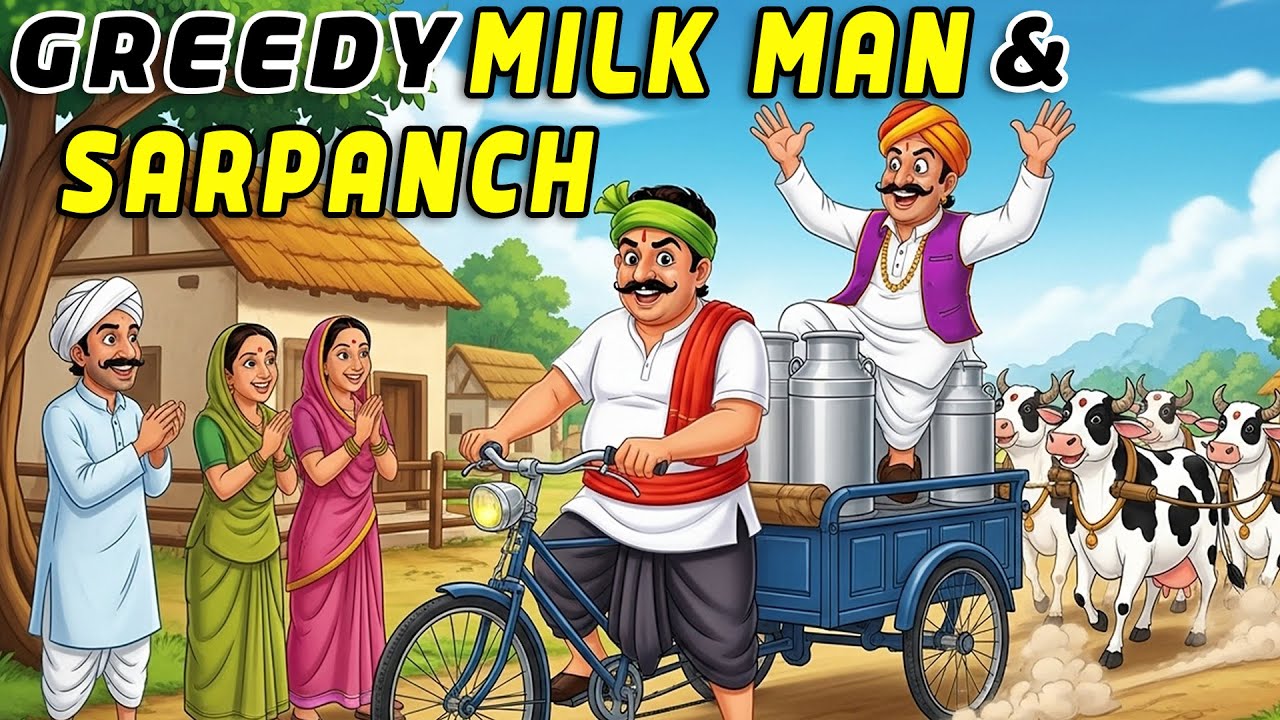 Greedy Milkman | Moral Stories in English | Life Lesson | Learn English | Bedtime Stories | Story