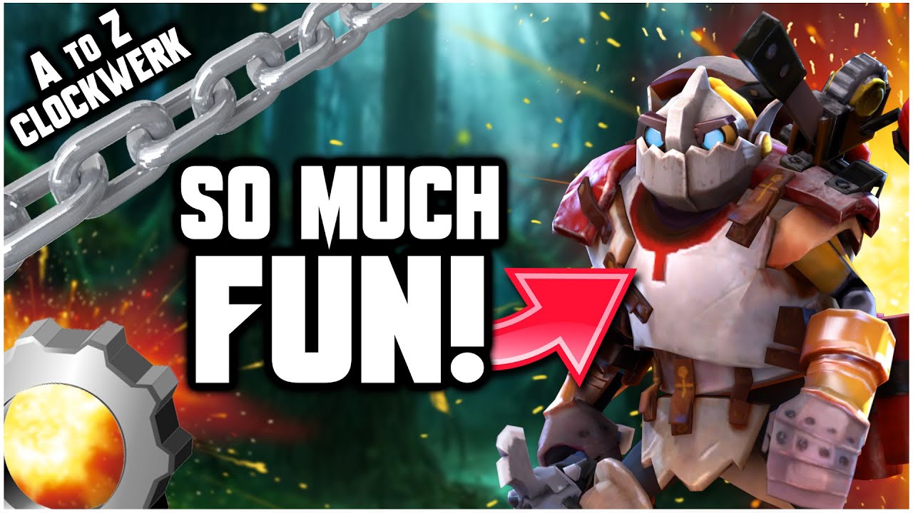 This Hero Is SO MUCH FUN! - Grubby learns Dota 2 - A to Z Challenge - Clockwerk