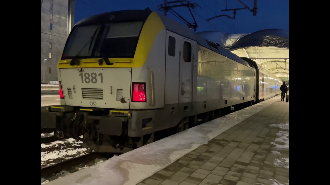 Avond spotten in Leuven/nmbs treinen