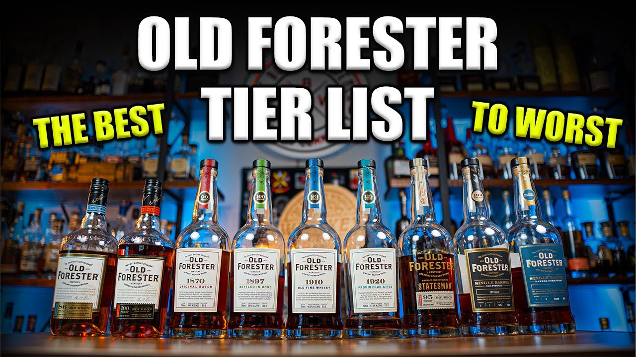 Рейтинг всех бурбонов Old Forester — от ЛУЧШЕГО до ХУДШЕГО